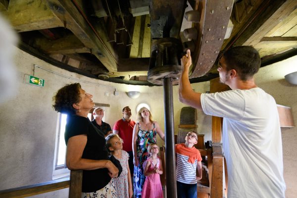 La visite guidée du moulin